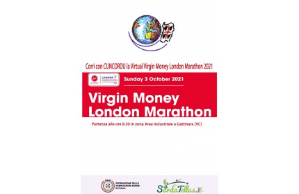 Corri con Cuncordu la London Marathon 2021 Virtuale